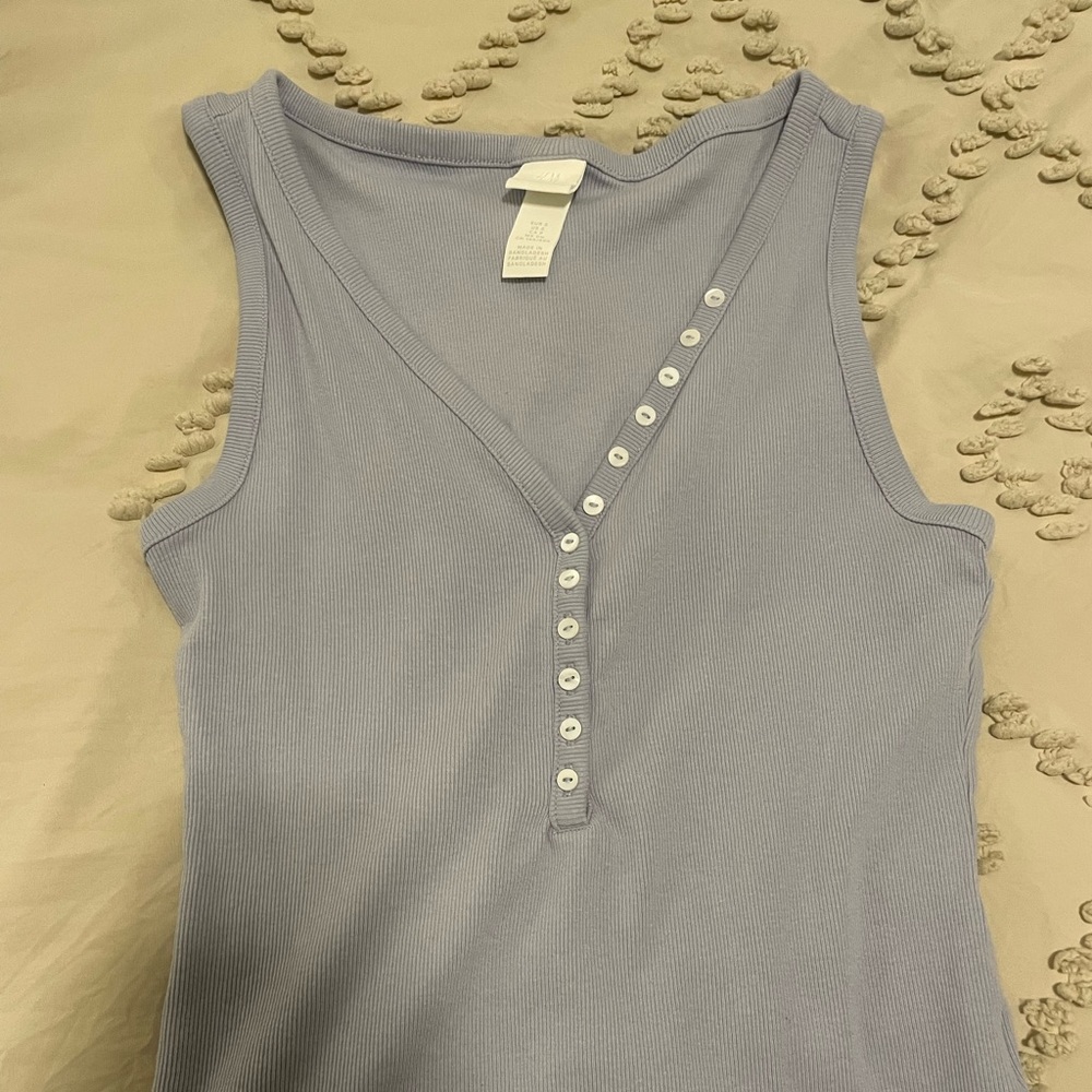 Blue H&M tank top small